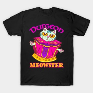 Cute Kitty Cat Dungeon Meowster T-Shirt